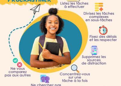 Méthodologie soutien scolaire Martinique Primaire collège Lycée Méthodologie Point n°1 les 7 clés pour éviter de procrastiner