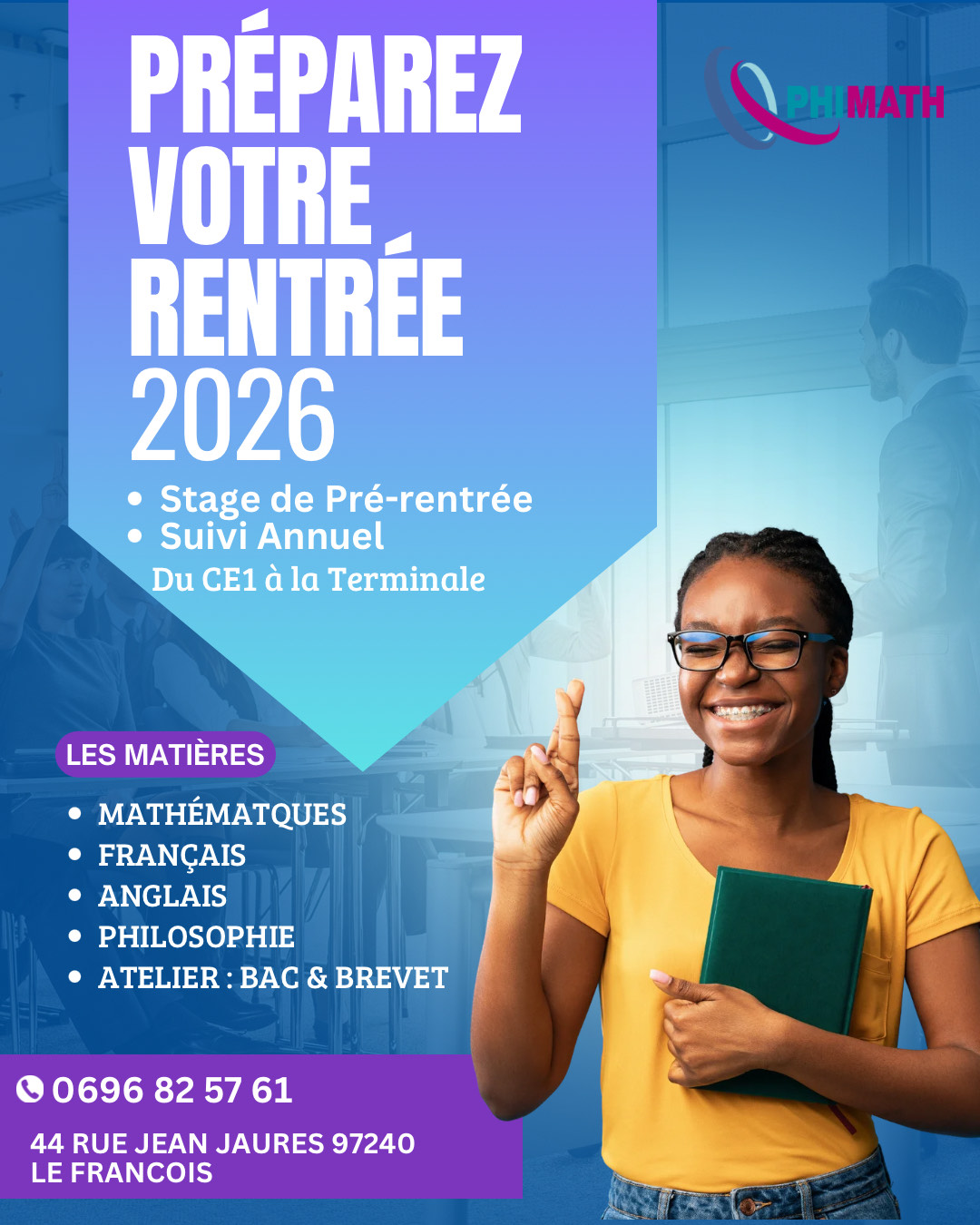 préparez votre rentrée 2026 Les 20 ans de PHIMATH